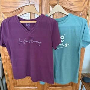 Set of 2 Lee Jeans Short Sleeve T-Shirts